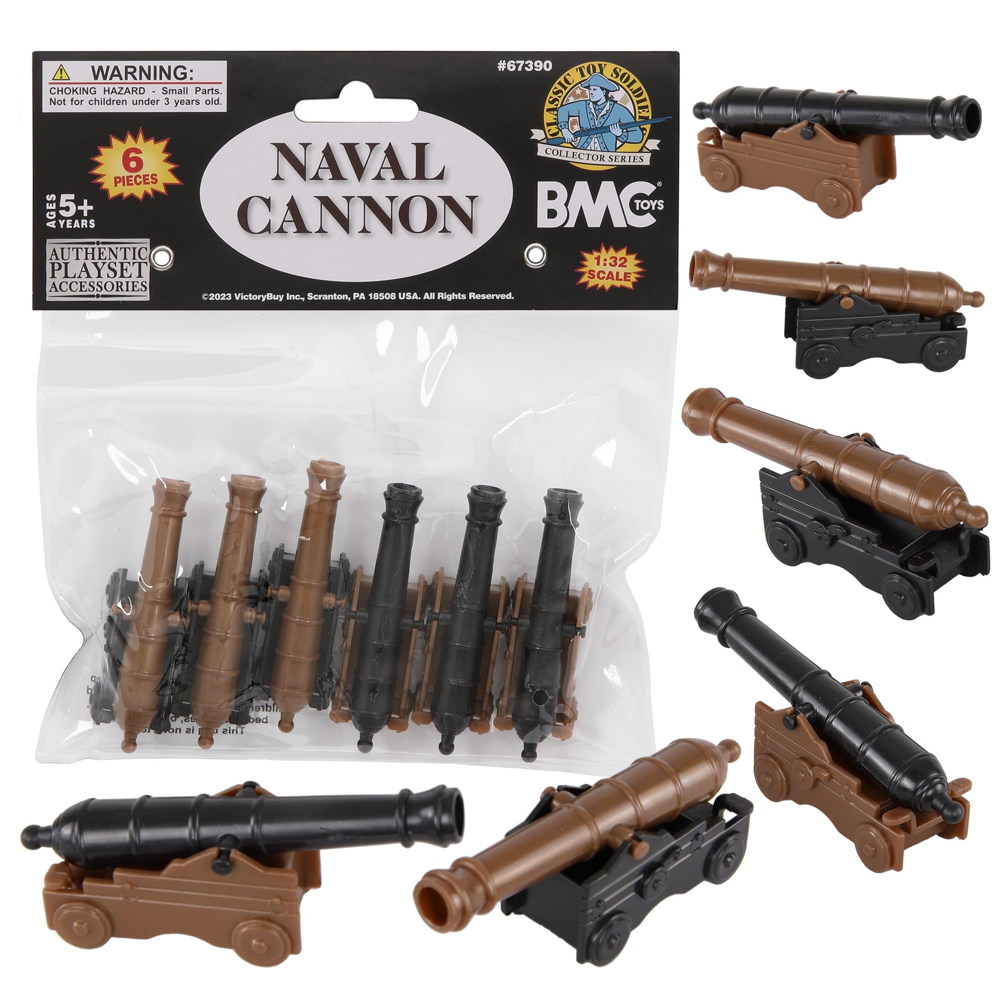 Amazon.com: BMC CTS Naval Cannon Artillery - 6pc Black & Bronze